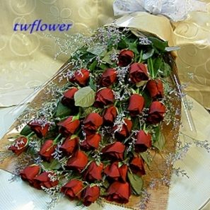 花舞玫瑰~33朵紅玫瑰花束