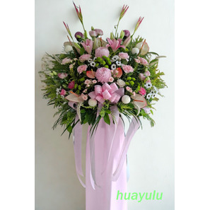  喜慶祝賀~ 藝術花柱(1對) 喜慶花籃 開幕祝賀花籃